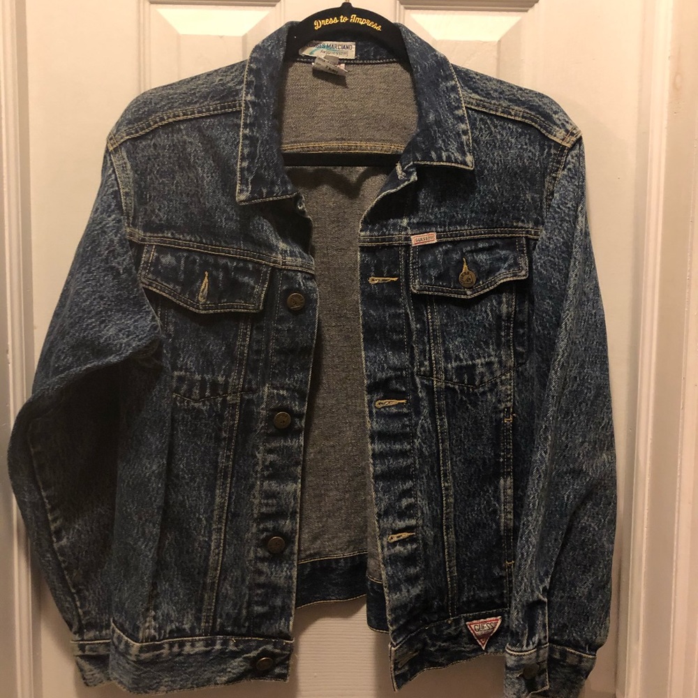 Guess acid wash Jean jacket
